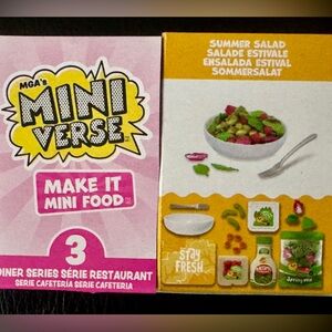 Summer Salad diner series 3
Miniverse make it mini food dinner